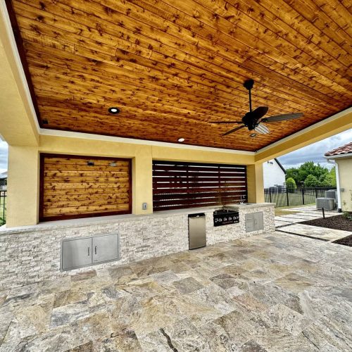 Elevate your outdoor haven with chic pergolas, comfortable patio covers, and ambient lighting in Flower Mound Texas