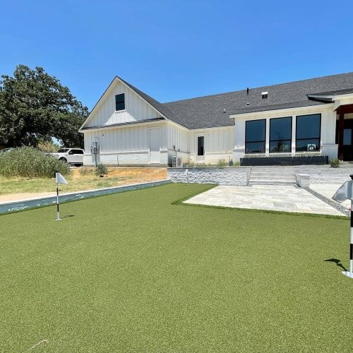 Outdoor space and pristine turf in Denton County 75067