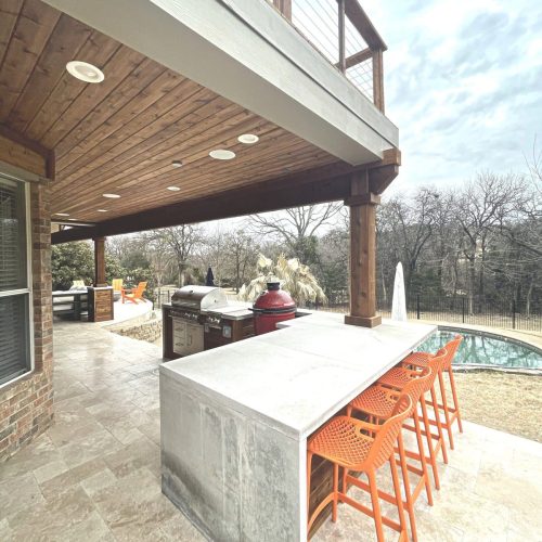 Embrace outdoor elegance with pergolas, patios, and lighting in Lewisville 75010